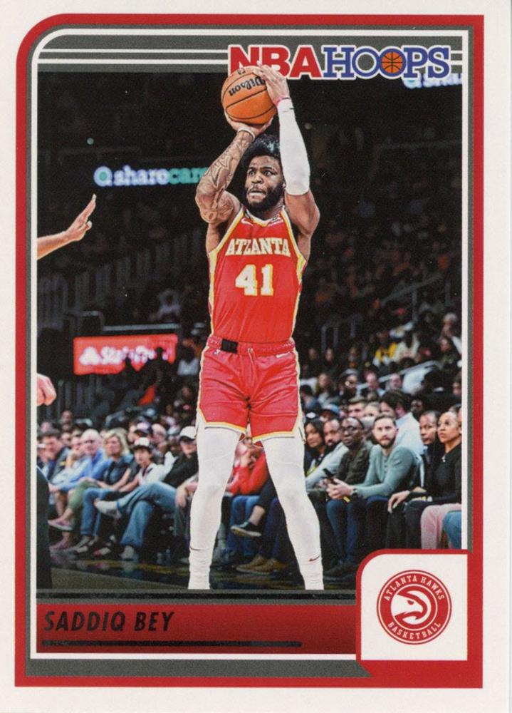 #136 Saddiq Bey - Atlanta Hawks - 2023-24 Hoops Basketball