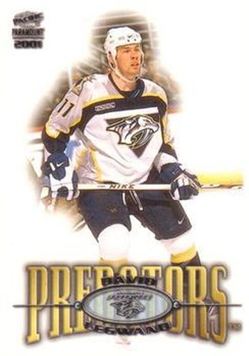 #136 David Legwand - Nashville Predators - 2000-01 Pacific Paramount Hockey