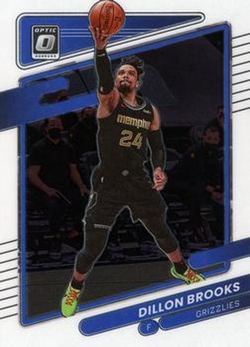 #136 Dillon Brooks - Memphis Grizzlies - 2021-22 Donruss Optic Basketball