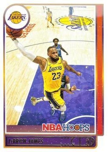 #136 LeBron James - Los Angeles Lakers - 2021-22 Hoops Winter Basketball
