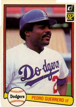 #136 Pedro Guerrero - Los Angeles Dodgers - 1982 Donruss Baseball