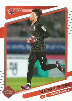 #136 Seung-gyu Kim - Korea Republic - 2021-22 Donruss Road to FIFA World Cup Qatar 2022 Soccer
