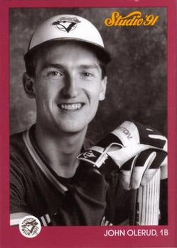 #136 John Olerud - Toronto Blue Jays - 1991 Studio Baseball
