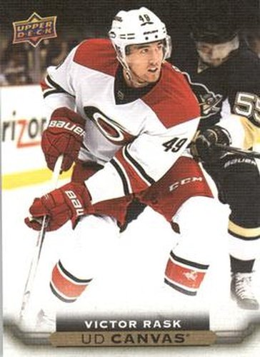 #C136 Victor Rask - Carolina Hurricanes - 2015-16 Upper Deck - UD Canvas Hockey