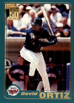 #136 David Ortiz - Minnesota Twins - 2001 Topps Baseball