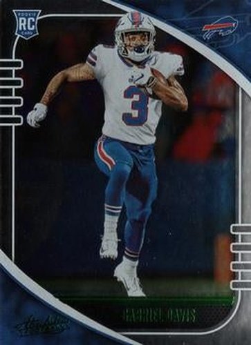 #136 Gabriel Davis - Buffalo Bills - 2020 Panini Absolute - Green Football