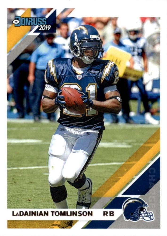 #137 LaDainian Tomlinson - San Diego Chargers - 2019 Donruss Football