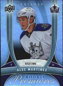 #137 Alec Martinez - Los Angeles Kings - 2009-10 Upper Deck Trilogy Hockey