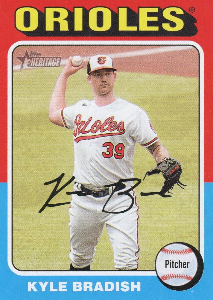 #137 Kyle Bradish - Baltimore Orioles - 2024 Topps Heritage Baseball