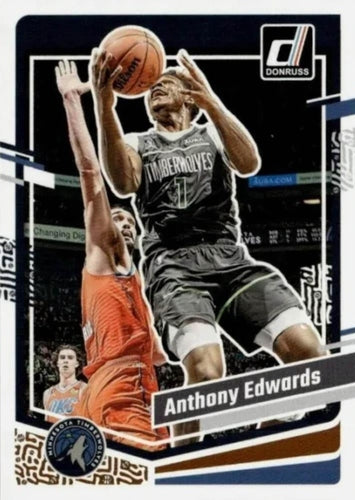 #137 Anthony Edwards - Minnesota Timberwolves - 2023-24 Donruss Basketball