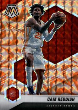 #137 Cam Reddish - Atlanta Hawks - 2020-21 Panini Mosaic - Mosaic Reactive Orange Basketball