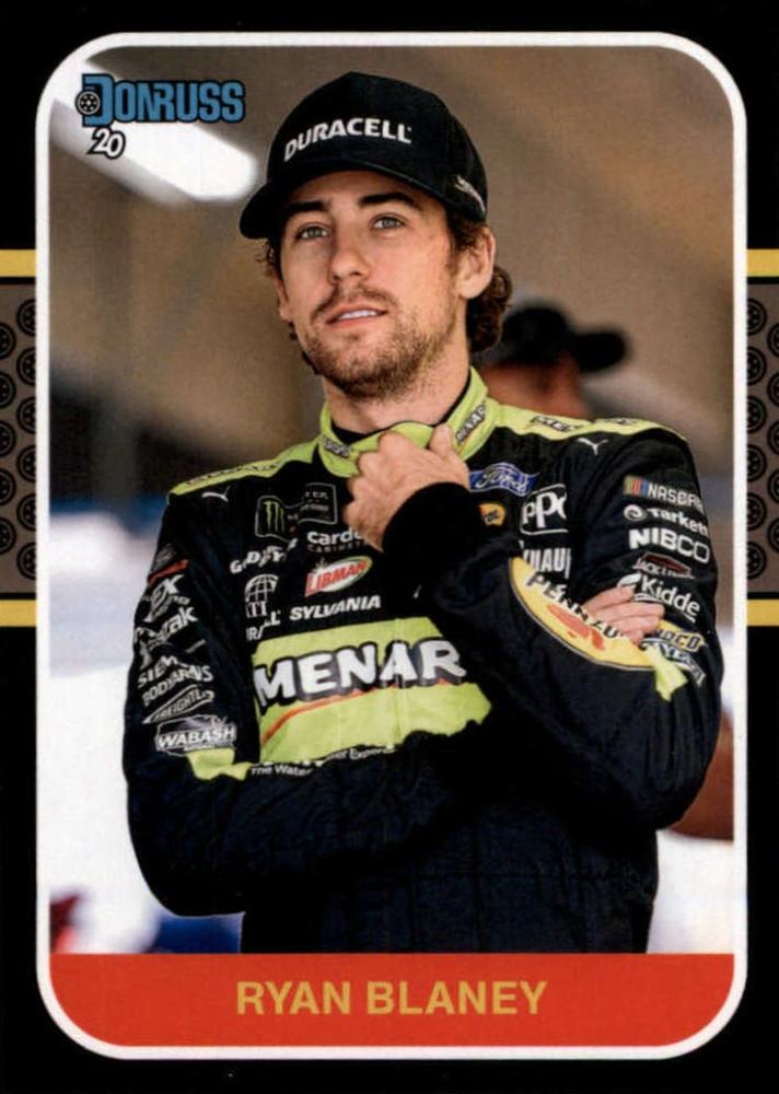 #137 Ryan Blaney - Team Penske - 2020 Donruss Racing