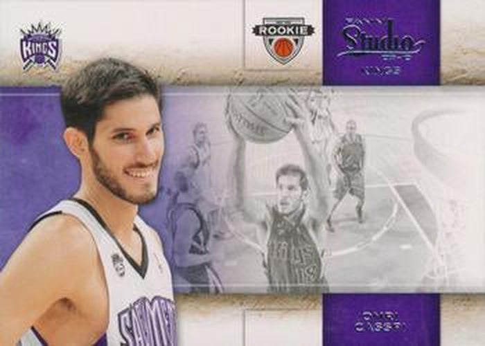 #137 Omri Casspi - Sacramento Kings - 2009-10 Panini Studio Basketball