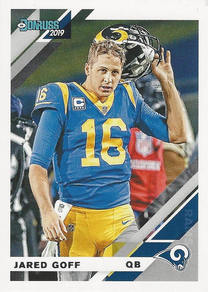 #138V Jared Goff - Los Angeles Rams - 2019 Donruss Football