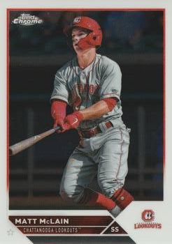 #PDC-138 Matt McLain - Chattanooga Lookouts - 2023 Topps Pro Debut - Chrome Baseball