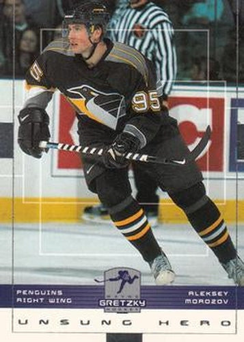 #138 Aleksey Morozov - Pittsburgh Penguins - 1999-00 Upper Deck Wayne Gretzky Hockey