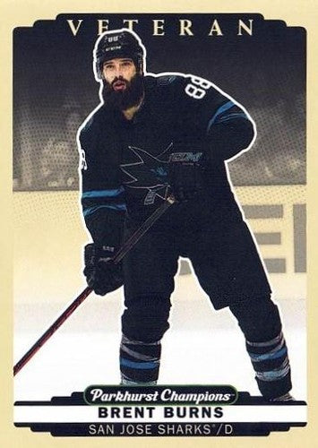 #138 Brent Burns - San Jose Sharks - 2022-23 Parkhurst Champions Hockey