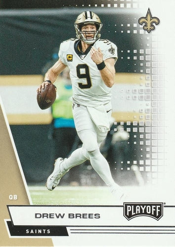 #138 Drew Brees - New Orleans Saints - 2020 Panini Playoff Football
