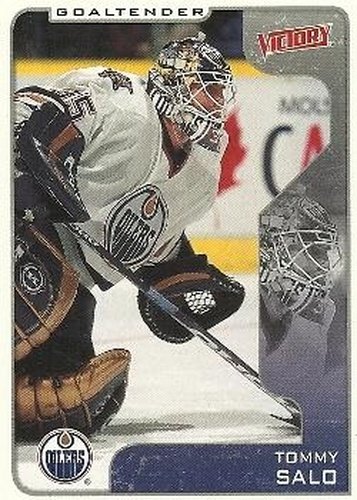 #138 Tommy Salo - Edmonton Oilers - 2001-02 Upper Deck Victory Hockey