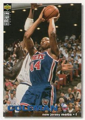 #138 Derrick Coleman - New Jersey Nets - 1995-96 Collector's Choice Basketball