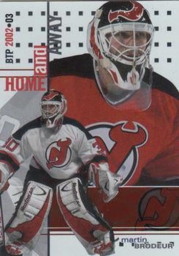 #138 Martin Brodeur - New Jersey Devils - 2002-03 Be a Player Between the Pipes Hockey