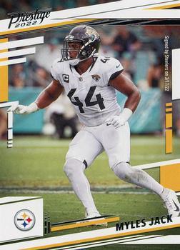 #138 Myles Jack - Pittsburgh Steelers - 2022 Panini Prestige Football