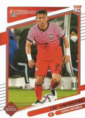 #138 Tae-hwan Kim - Korea Republic - 2021-22 Donruss Road to FIFA World Cup Qatar 2022 Soccer