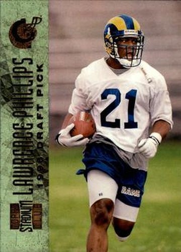 #138 Lawrence Phillips - St. Louis Rams - 1996 Stadium Club Football