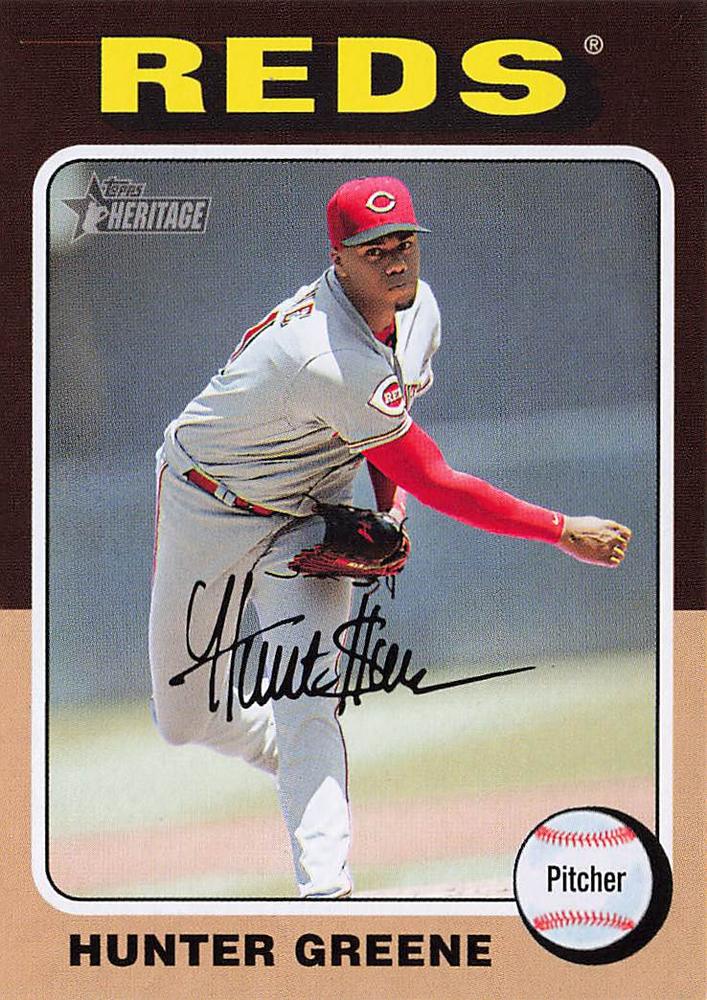 #138 Hunter Greene - Cincinnati Reds - 2024 Topps Heritage Baseball