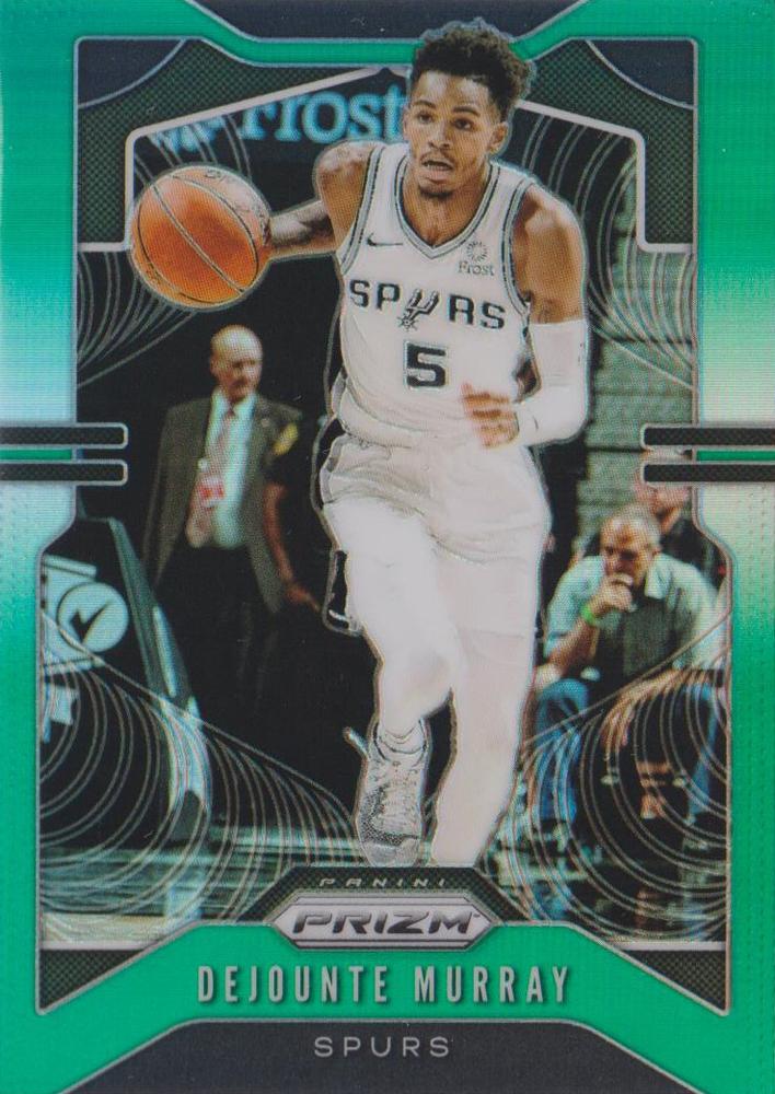 #138 Dejounte Murray - San Antonio Spurs - 2019-20 Panini Prizm - Prizms Green Basketball
