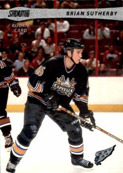 #138 Brian Sutherby - Washington Capitals - 2001-02 Stadium Club Hockey