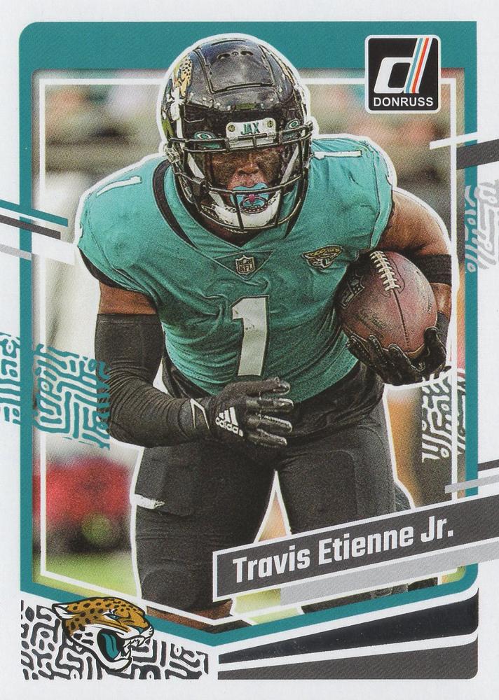 #138b Travis Etienne Jr. - Jacksonville Jaguars - 2023 Donruss Football