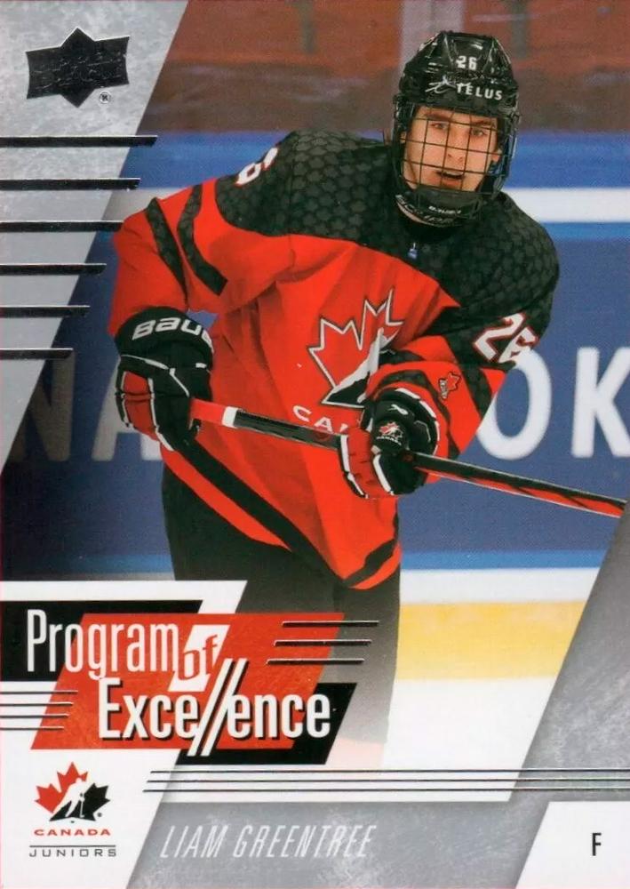 #139 Liam Greentree - Canada - 2024 Upper Deck Team Canada Juniors Hockey
