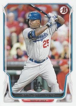 #139 Carl Crawford - Los Angeles Dodgers - 2014 Bowman Baseball