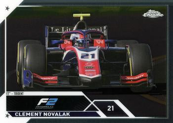 #139 Clément Novalak - Trident F2 - 2023 Topps Chrome Formula 1 Racing