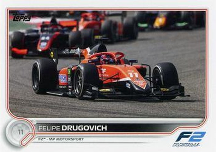 #139 Felipe Drugovich - MP Motorsport - 2022 Topps Formula 1 Racing