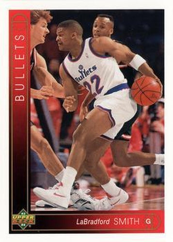 #139 LaBradford Smith - Washington Bullets - 1993-94 Upper Deck Basketball