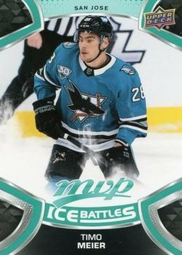 #139 Timo Meier - San Jose Sharks - 2021-22 Upper Deck MVP - Ice Battles Hockey