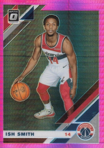 #139 Ish Smith - Washington Wizards - 2019-20 Donruss Optic - Hyper Pink Basketball