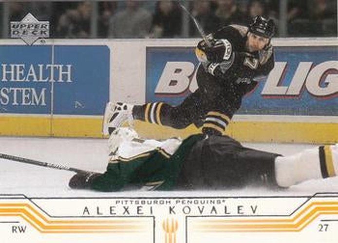 #139 Alex Kovalev - Pittsburgh Penguins - 2001-02 Upper Deck Hockey