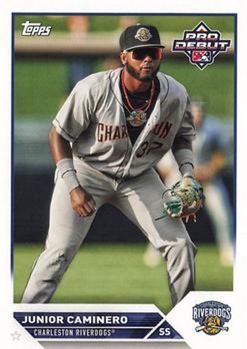 #PD-139 Junior Caminero - Charleston Riverdogs - 2023 Topps Pro Debut Baseball