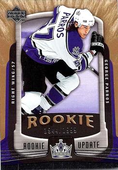 #139 George Parros - Los Angeles Kings - 2005-06 Upper Deck Rookie Update Hockey