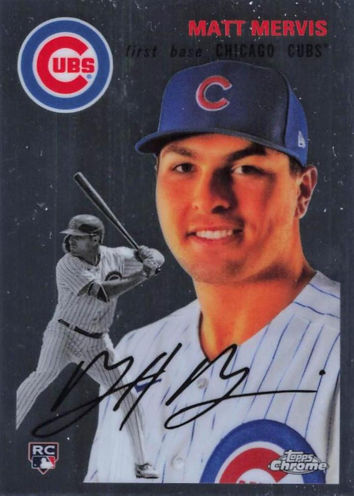 #139 Matt Mervis - Chicago Cubs - 2023 Topps Chrome Platinum Anniversary Baseball
