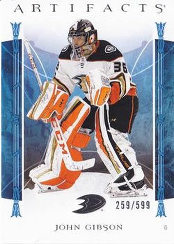#139 John Gibson - Anaheim Ducks - 2022-23 Upper Deck Artifacts Hockey