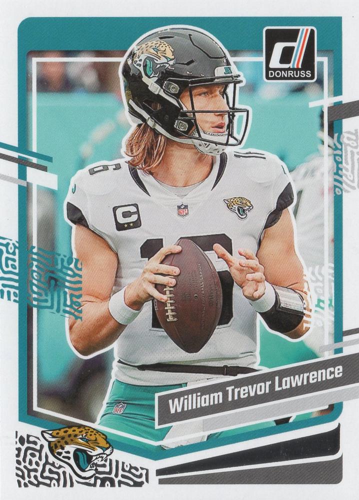 #139b Trevor Lawrence - Jacksonville Jaguars - 2023 Donruss Football