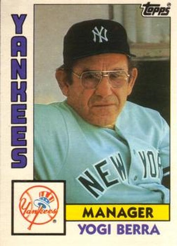 #13T Yogi Berra - New York Yankees - 1984 Topps Traded Baseball