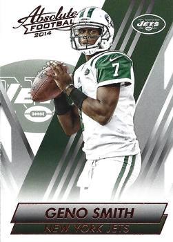 #13 Geno Smith - New York Jets - 2014 Panini Absolute - Red Football