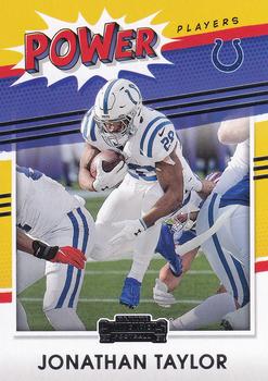 #PP-JTA Jonathan Taylor - Indianapolis Colts - 2021 Panini Contenders - Power Players Football