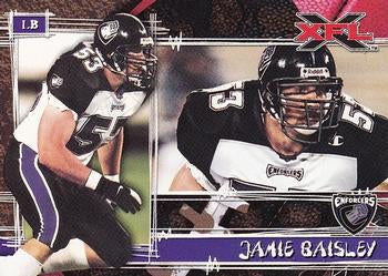 #13 Jamie Baisley - Chicago Enforcers - 2001 Topps XFL Football