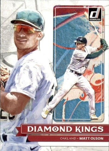 #13 Matt Olson - Oakland Athletics - 2022 Donruss Baseball